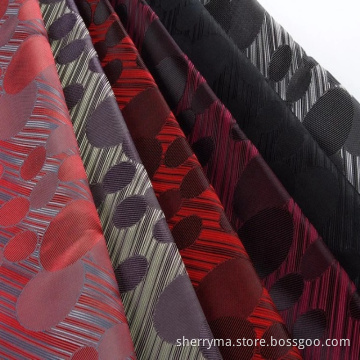 Polyester jacquard elegant lining fabric